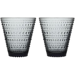 PS2013159 Iittala. Набор стаканов Kastehelmi, серый