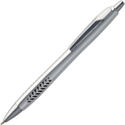 PS1701024363 Open. Ручка шариковая Barracuda, серебристая