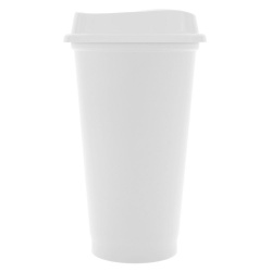 PS220413712 сделано в России. Стакан с крышкой Color Cap White, белый