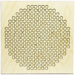 PS2012467 Abedyabka. Фрактальный пазл Puzzliki Ring Elementary, 19 деталей