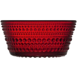 PS2013051 Iittala. Миска сервировочная Kastehelmi, красная