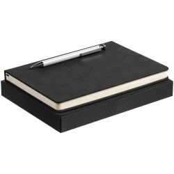 PS2203156349 Набор Magnet с ежедневником, черный с белым