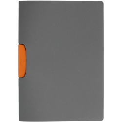 PS2203155869 Durable. Папка Duraswing Color, серая с оранжевым клипом