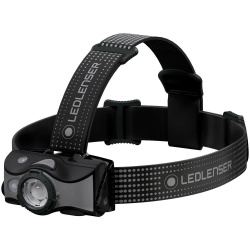 PS2013549 Ledlenser. Аккумуляторный налобный фонарь MH7, черный с серым