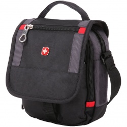 PS2015566 SWISSGEAR. Сумка для документов Swissgear, черная с серым