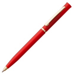 PS1701024398 Open. Ручка шариковая Euro Gold, красная