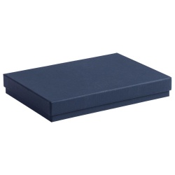 PSBOX-BLU3 сделано в России. Коробка под ежедневник, синяя