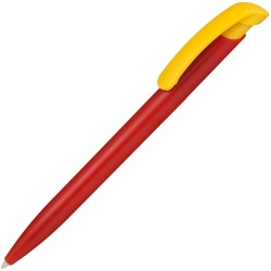 PSB-YEL5 Ritter-Pen. Ручка шариковая Clear Solid, красная с желтым