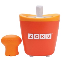 PS2102088816 Zoku. Набор для приготовления мороженого Single Quick Pop Maker, оранжевый