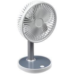 PS2203155485 Indivo. Настольный беспроводной вентилятор с подсветкой inBreeze, белый c серым