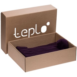 PS2102090759 teplo. Набор Chain, баклажановый