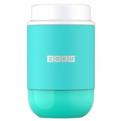 PS2102088799 Zoku. Вакуумный контейнер Neat Stack, большой, бирюзовый