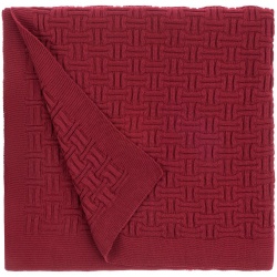 PS2102088131 teplo. Плед Biscuit, бордовый