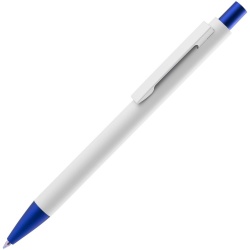 PS2203154444 Open. Ручка шариковая Chromatic White, белая с синим