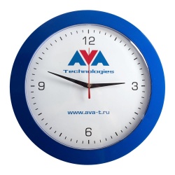 PSW-WHT1 Часы настенные Vivid Large, синие