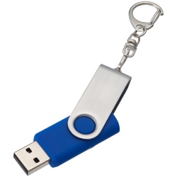 PS1U-BLU7 Флешка Twist, синяя, 8 Гб