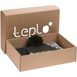 PS2102090856 teplo. Набор Eira, зеленый (оливковый)