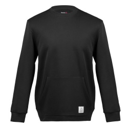 PS180109526 Reebok. Толстовка мужская Crew Neck, черная, размер XL