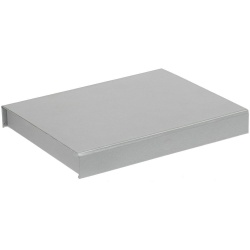 PS2013586 Коробка Rime под блокнот и ручку, серебристая
