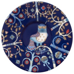 PS2013070 Iittala. Блюдце Taika под кофейную чашку для эспрессо, синее