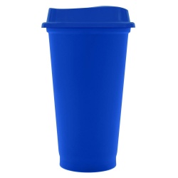 PS220413719 сделано в России. Стакан с крышкой Color Cap, синий