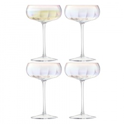 PS2102089945 LSA International. Набор бокалов для шампанского Pearl Saucer