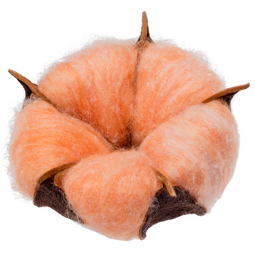 PS2408234110 Цветок хлопка Cotton, оранжевый