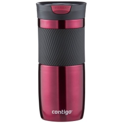PS2203156708 Contigo. Термостакан Byron, вакуумный, герметичный, вишневый