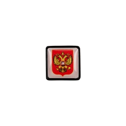 PS2408261416 Шильдик на резинку с наклейкой &laquo;Российская Федерация&raquo;, черный