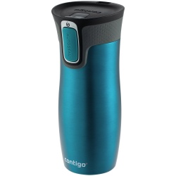 PS2102087999 Contigo. Термостакан Contigo West Loop, вакуумный, бирюзовый (морская волна)