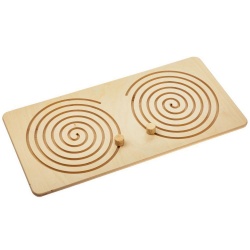 PS2102082390 Wood Machine. Межполушарная доска Wood Games, круглая спираль
