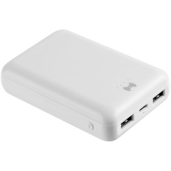 PS2203154545 Uniscend. Аккумулятор с беспроводной зарядкой Full Feel Qi 10000 мАч, белый