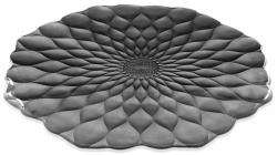 PS2005067 IVV. Блюдо-поднос Black Lotus, черное