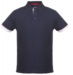 PS2002284 James Harvest. Рубашка поло мужская ANDERSON, темно-синяя, размер 3XL