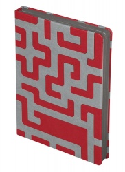 PS15118190 Inspire. Ежедневник Labyrinth, недатированный, красный