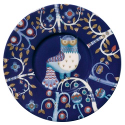 PS2013072 Iittala. Блюдце Taika под кофейную чашку, синее