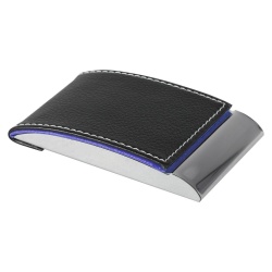 PS170102474 Визитница Prestige, черная с синим