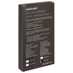 PS2005569 Uniscend. Внешний аккумулятор Uniscend All Day Compact 10000 мАч, синий