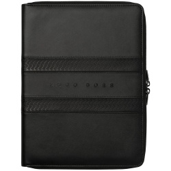 PS2102085708 Hugo Boss. Папка Tire с блокнотом А4, черная