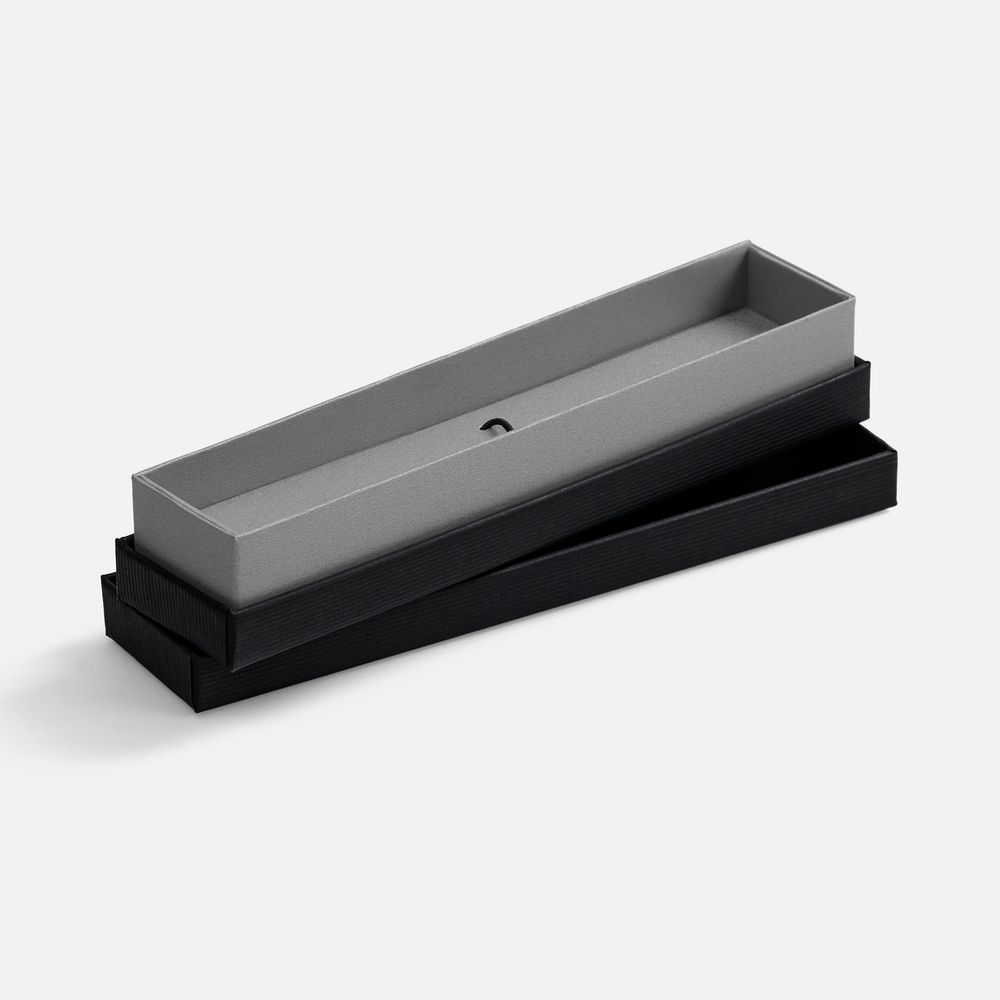 PS1710252186 Футляр Nastro для 1 ручки, черный с серым