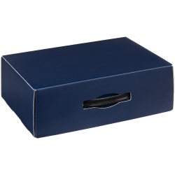 PS2408261440 сделано в России. Коробка Matter Light, синяя, с черной ручкой