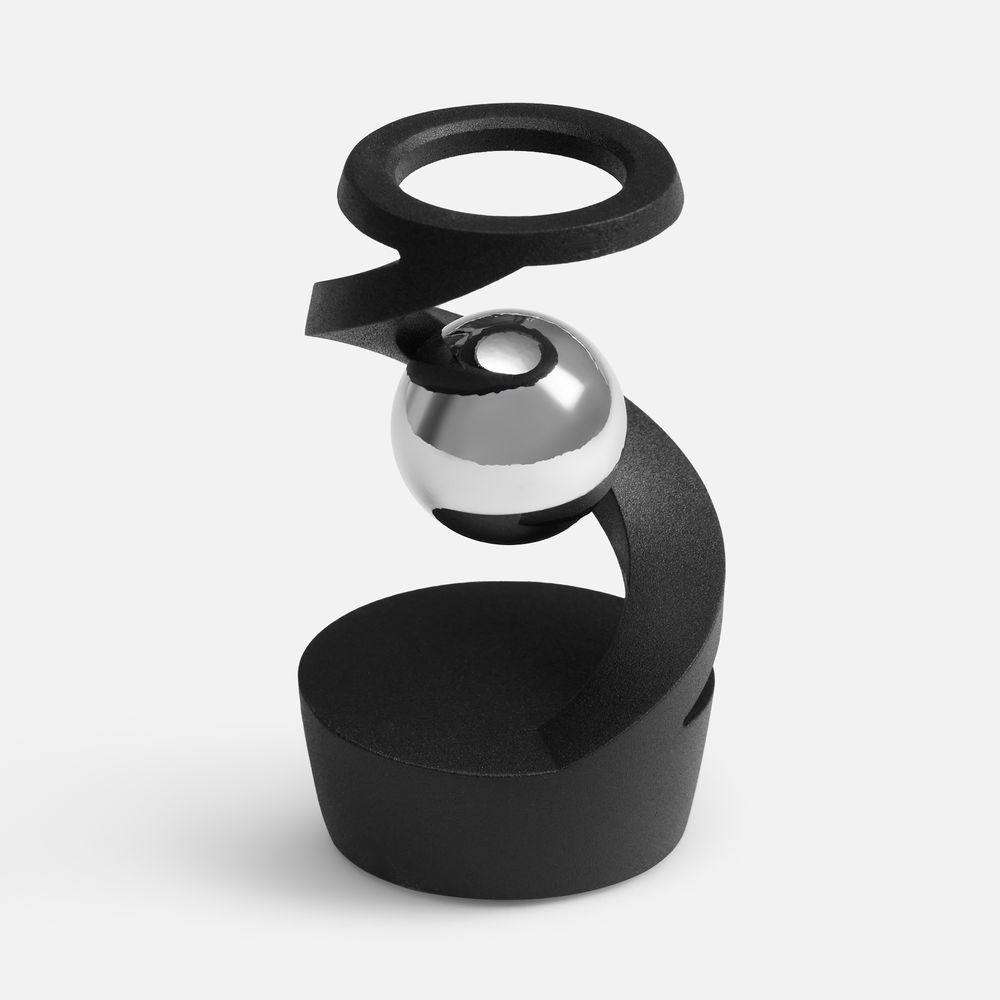 PS1710254431 Molti. Настольный антистресс Mindflow, черный с серебристым