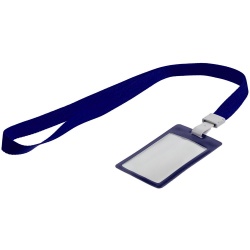PS2203158580 Карман для бейджа с лентой Staff, синий