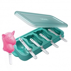 PS2102088823 Zoku. Набор для приготовления мороженого Unicorn, бирюзовый