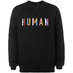 PS2015017 Ловец слов. Свитшот Human, черный