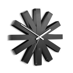 PS183070600 Umbra. Часы настенные Ribbon, черныe