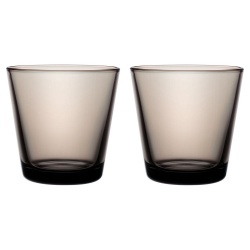 PS2013146 Iittala. Набор малых стаканов Kartio, коричневый