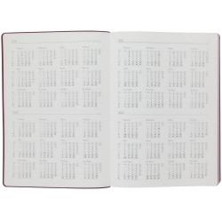 PS2012134 Адъютант. Ежедневник Flexpen, недатированный, серебристо-бордовый