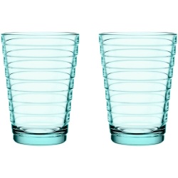 PS2013127 Iittala. Набор больших стаканов Aino Aalto, бирюзовый