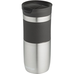 PS2005353 Contigo. Термостакан Byron, вакуумный, герметичный, стальной цвет